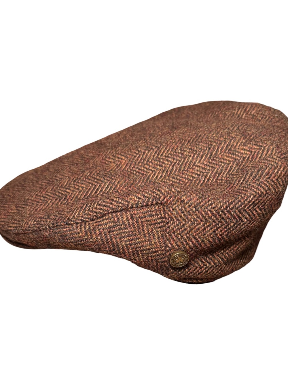 Man of Aran - Ireland Donegal Tweed Herringbone Flat Cap - Picture 4 of 8